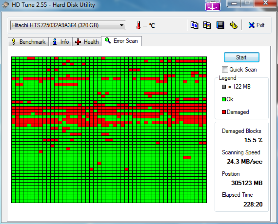 Диск битые сектора. Hitachi hts725032a9a364. HD Tune проверка диска на битые сектора. Карта памяти битые сектора. Битые сектора программа фото ВД 320г.