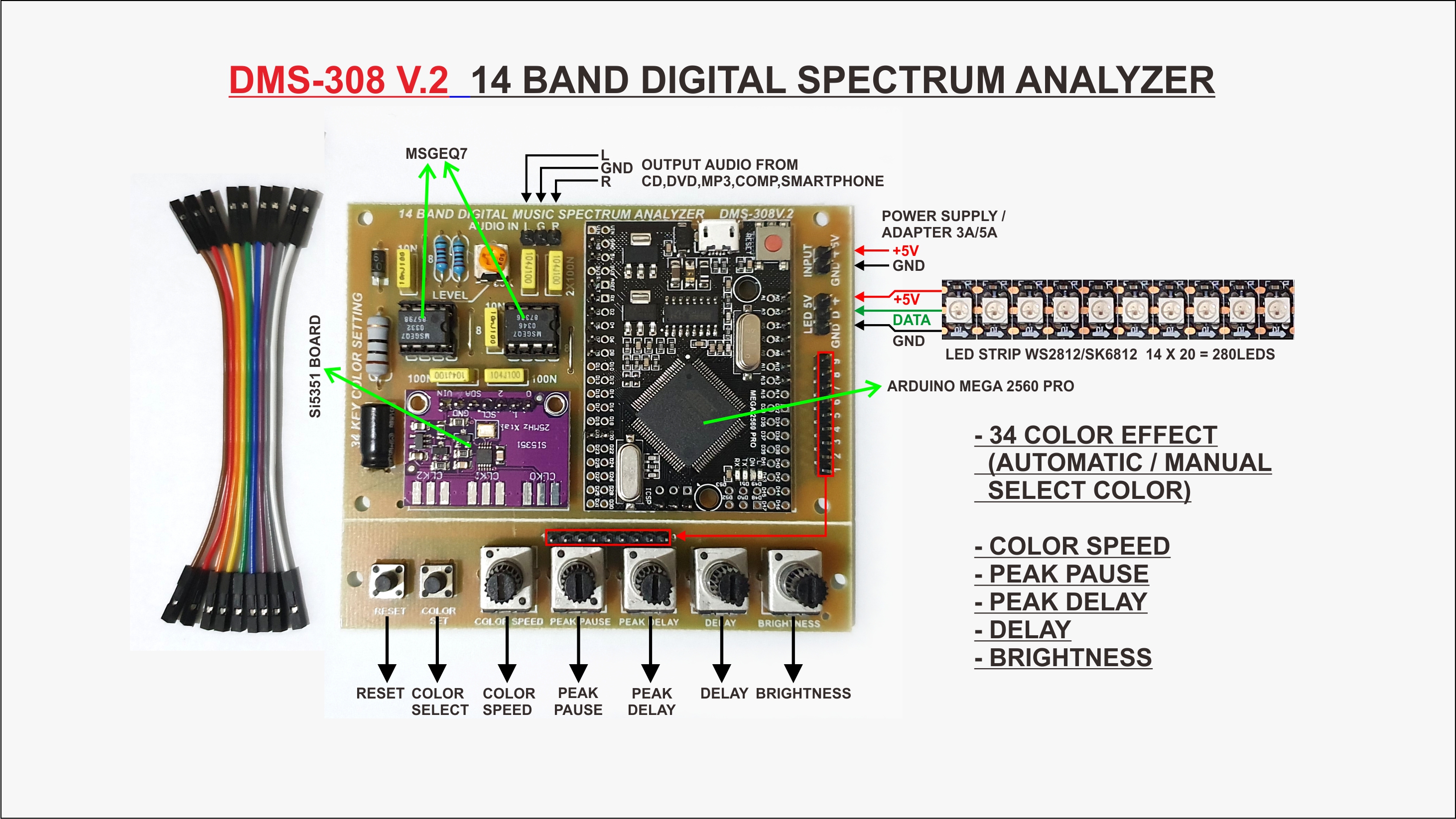 Rd 1000 pro v 2. Dms308 контроллер. Dms307 7 Band Spectrum Analyzer DIY. DMS-308 v2 схема. Плата DMS-307.